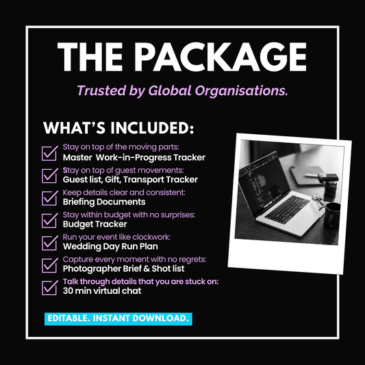 Wedding Planning Toolkit + Virtual Consultation | Expert Wedding Planner