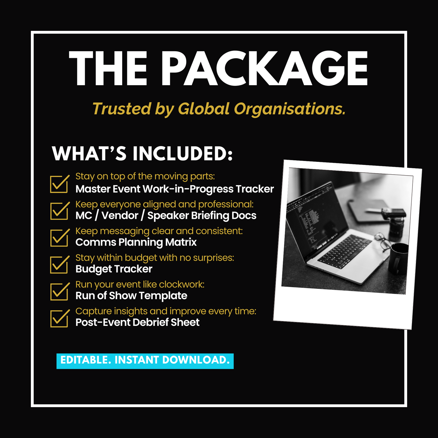 Charity Event Template Set - Complete Planning Bundle