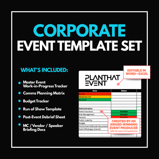 Corporate Event Planning Toolkit - Complete Guide & Templates