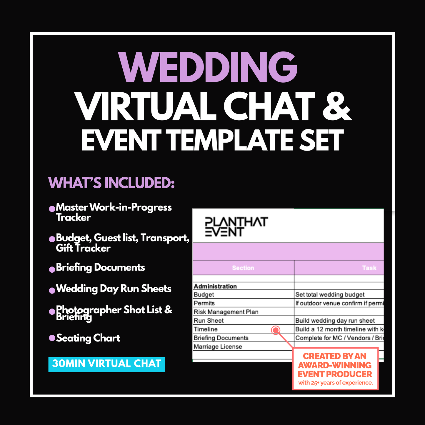 Wedding Planning Toolkit + Virtual Consultation | Expert Wedding Planner